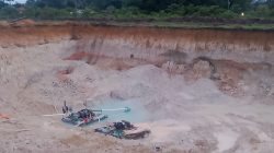 Tambang Timah Serobot Tanah dan Buang Limbah Tailing Dilahan Pribadi Tanpa Izin, Suwandi Akan Bawa Ke Meja Hukum
