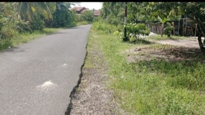 Warga Jalan Mualim Tagih Janji Kampanye Bupati Belitung  Untuk Buat Saluran Air