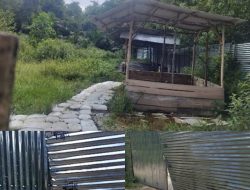 Tempat Peleburan Pasir Timah Menjadi Balok Di Dusun Pal 9 Desa Pagar Rawan